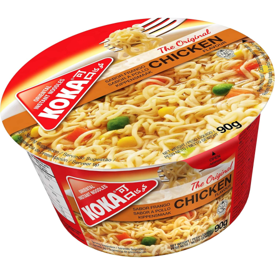 Koka Noodles Chicken Flavor 90g, Pack Of 12