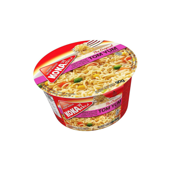 Koka Bowl Noodles Tom Yam 90g, Pack Of 12