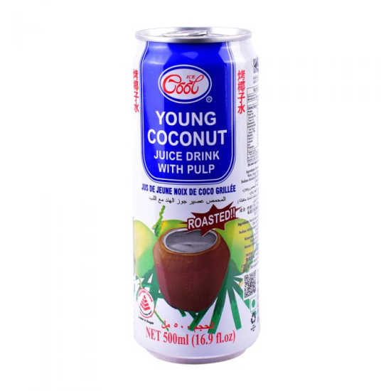 Ice Cool Roasted Coconut Juice With Pulp 24x500 ml, Pack Of 3