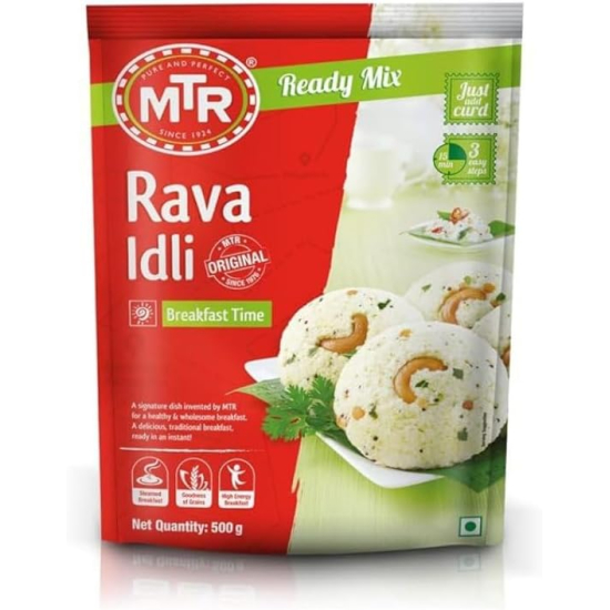 MTR Rava Idli Mix 500g, Pack Of 24