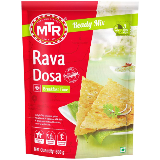 MTR Rava Dosa Mix 500g, Pack Of 24