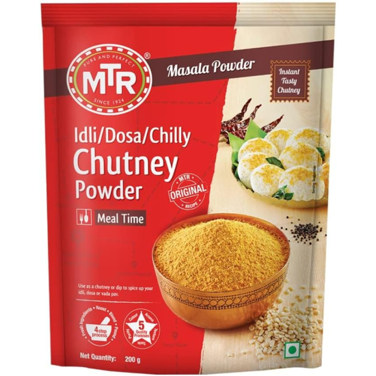 MTR Spiced Chutney Powder 200g, Pack Of 30