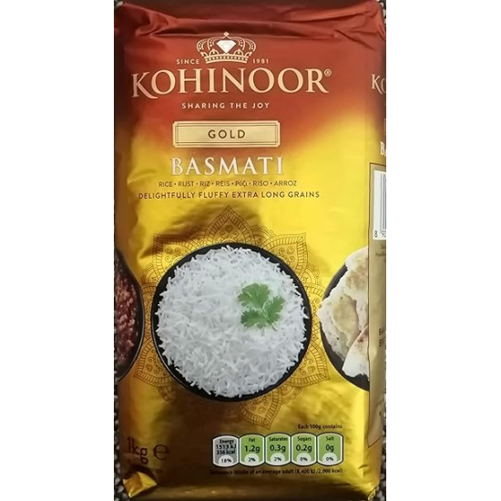 Kohinoor Extra Long Basmati Rice 1kg, Pack Of 20