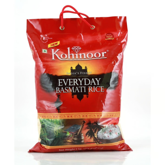 Kohinoor Everyday Basmati Rice 5kg, Pack Of 4