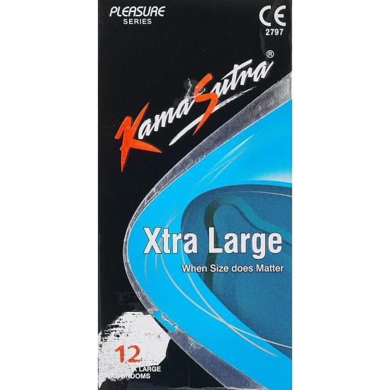 Kama Sutra Condom Extra Large 12 Pieces, Pack Of 12