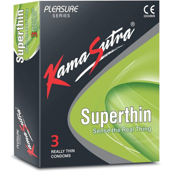 Kama Sutra Condom Super Thin 3 Pieces, Pack Of 24