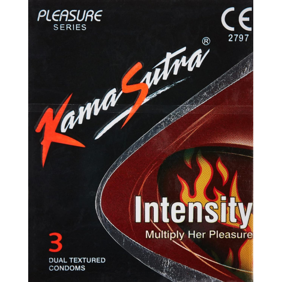 Kama Sutra Condom Intensity 3 Pieces, Pack Of 24