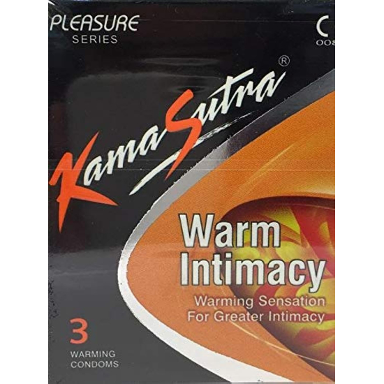 Kama Sutra Condom Warm Intimacy 3 Pieces, Pack Of 24