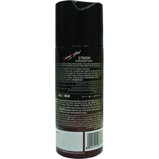 Kama Sutra Storm Deo Spray 150 ml, Pack Of 12