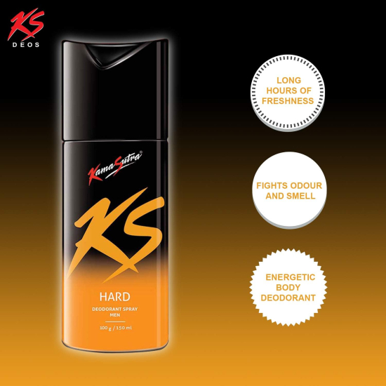 Kama Sutra Hard Deo For Men 150 ml, Pack Of 12