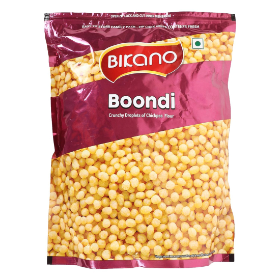 Bikano Namkeen Boondi Plain 20x400g, Pack Of 4