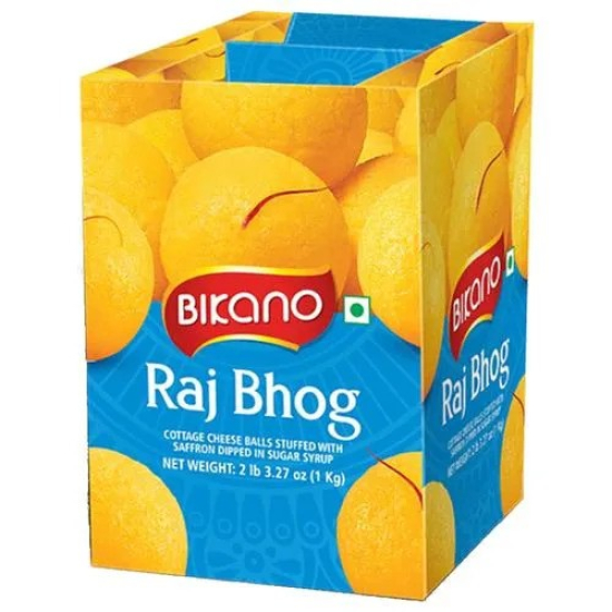 Bikano Sweet Rajbhog 1 Kg, Pack Of 12