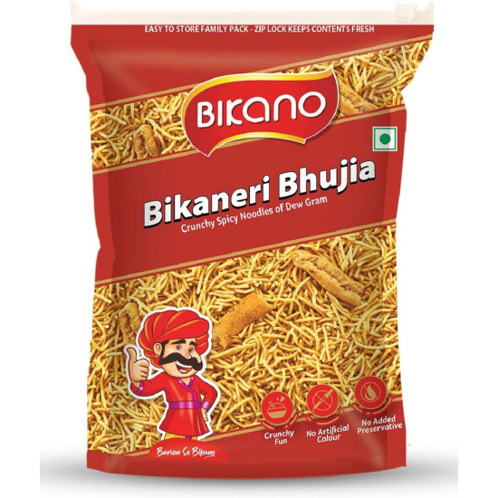 Bikano Namkeen Bikaneri Bhujia 5x400g, Pack Of 12