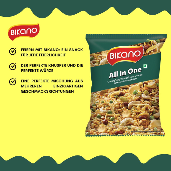 Bikano All In One Namkeen 10x200g, Pack Of 10