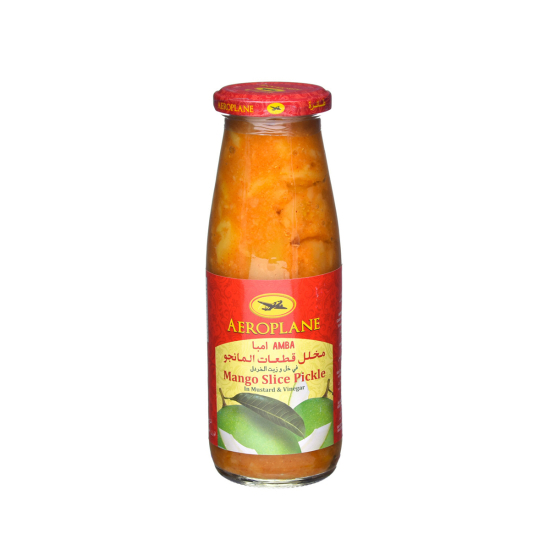 Aeroplane Sliced Mango Pickles 12x400g, Pack Of 6