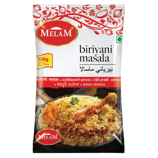 Melam Pouch Biryani Masala 10x(12x100g)