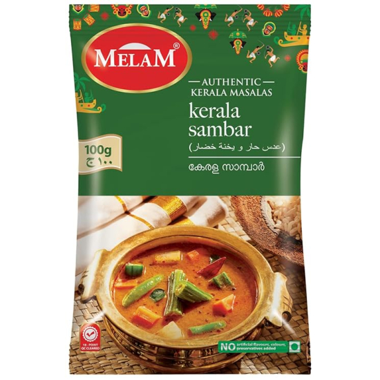 Melam Pouch Sambar Masala 10x(12x100g)