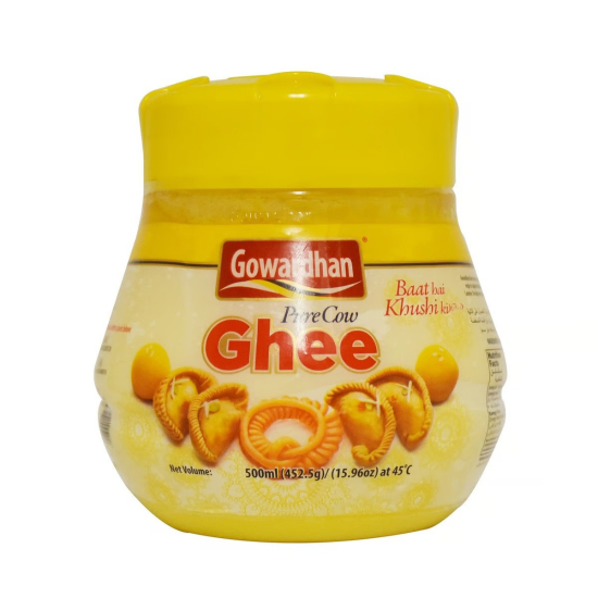 Gowardhan Premium Ghee 500 ml, Pack Of 24