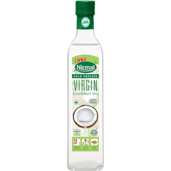 KLF Nirmal Cold Pressed Virgin Coconut Oil 250 ml, Pack Of 16