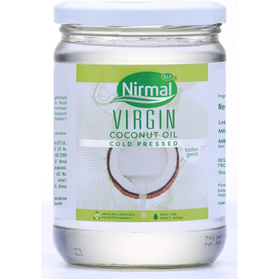 KLF Nirmal Virgin Coconut Oil 500 ml, Pack Of 12