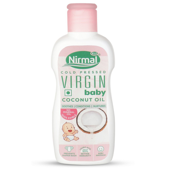 KLF Nirmal Virgin Baby Coconut Oil 400 ml, Pack Of 12