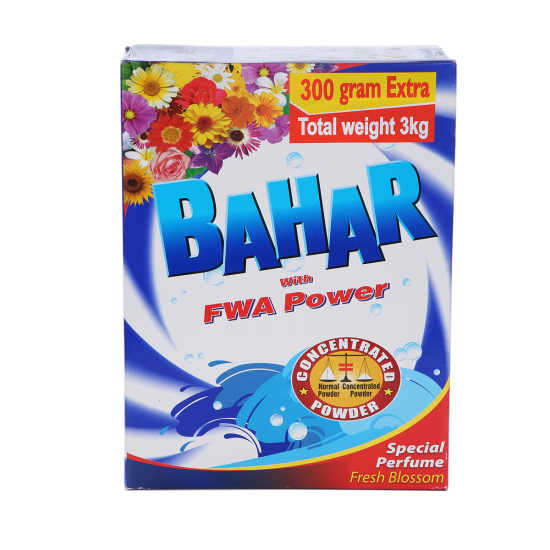 Bahar Detergent Powder Fresh Blossom 2.7 Kg, Pack Of 4