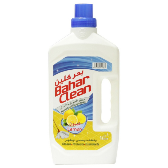 Bahar Disinfectant Floor Cleaner Lemon 12x1Ltr, Pack Of 5