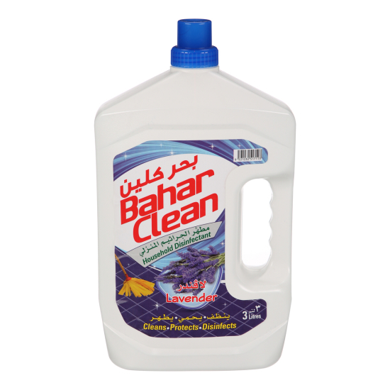 Bahar Clean Anti Bacterial Disinfectant Lavender 4x3Ltr, Pack Of 6