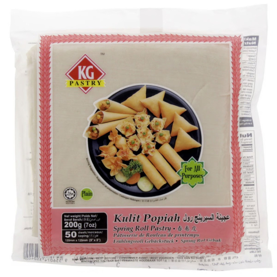 Kg Fz Spring Roll Sheet 5X5 40X200g(50pc)