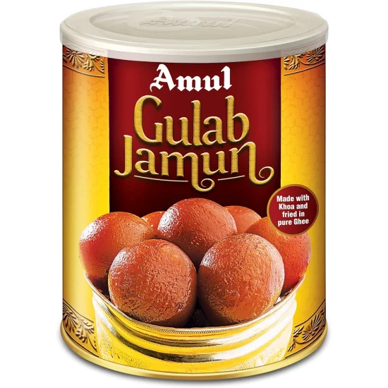 Amul Gulab Jamun 1Kg, Pack Of 12