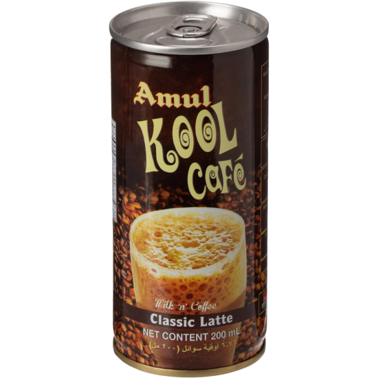 Amul Kool Café (Tin) 200 ml, Pack Of 12