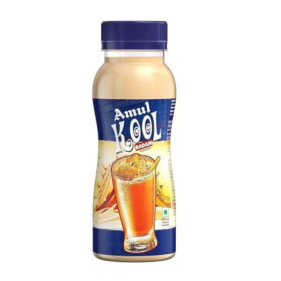 Amul Kool Badam (Almond) 200 ml, Pack Of 12