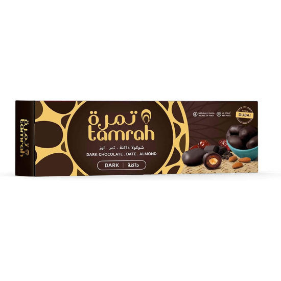 Tamrah Dark Chocolate Gift Box 90g, Pack Of 12