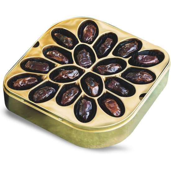 Tamrah Select Square Tin Plain Date 493g, Pack Of 6