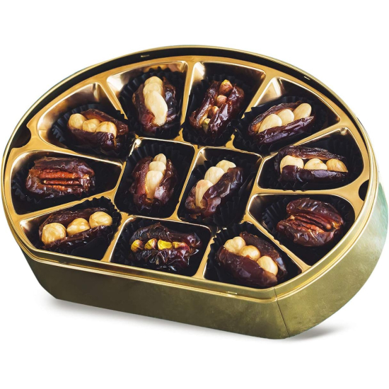 Tamrah Select Oval Tin Stuffed Date 422g, Pack Of 6