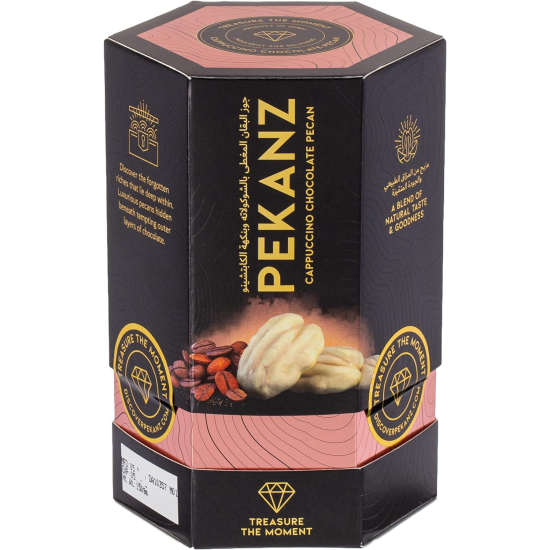 Pekanz Pecan Coated with Cappuccino Chocolate Box 150g, Pack Of 12