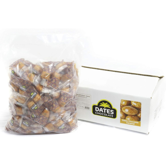 Dates Chocolate Caramel Chocolate Coated Date With Almond 3kg