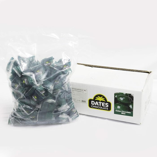 Dates Chocolate Mint Chocolate Coated Date With Almond 3kg