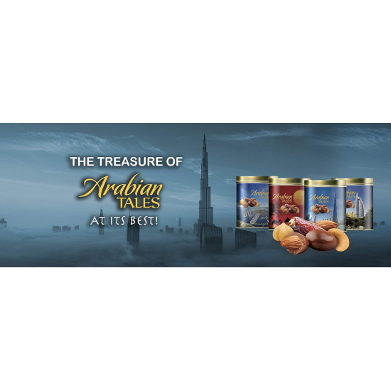 Arabian Tales Nuts & Dates Covered with Milk Chocolate 200g, Pack Of 12