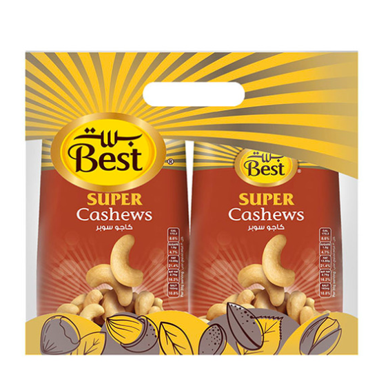 Best Super Cashews Bag 375g Twin Pack, Pack Of 6