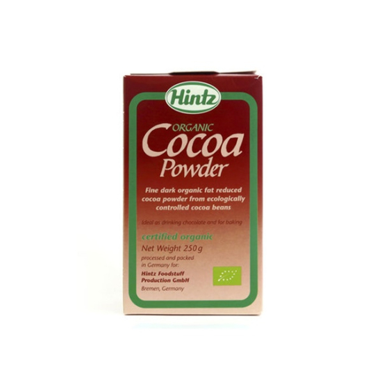 Hintz Cocoa Powder Organic 250g Pack Of 12