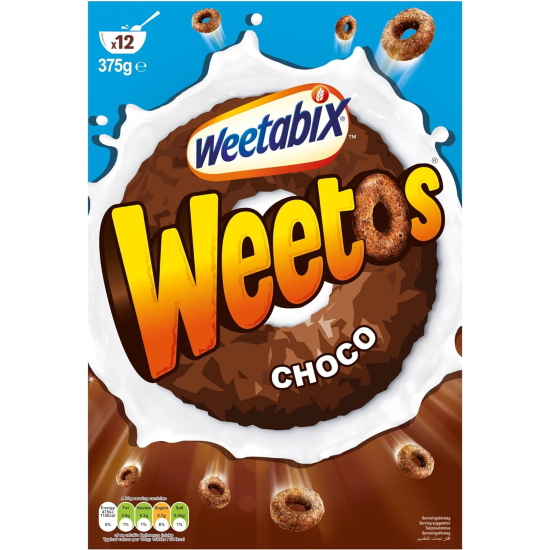 Weetabix Weetos 375g, Pack Of 10