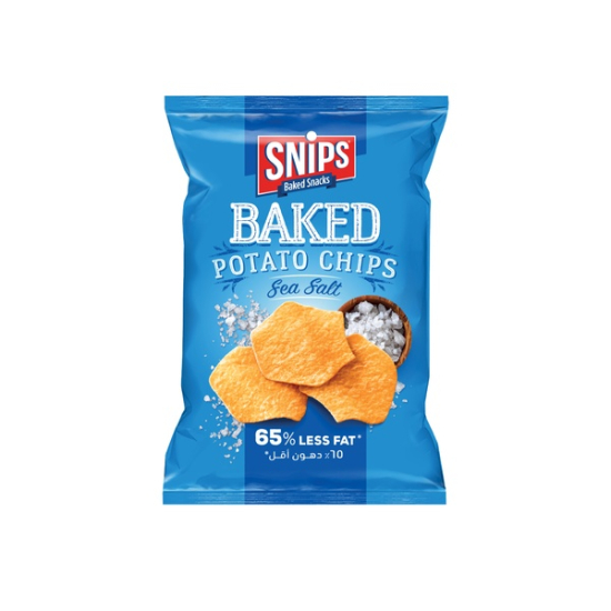 Snips Potato Chips Salt 150g, Pack Of 12