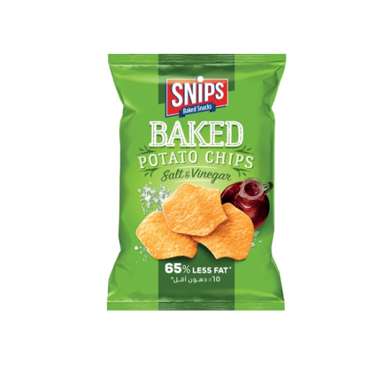 Snips Potato Chips Salt And Vinegar 150g, Pack Of 12