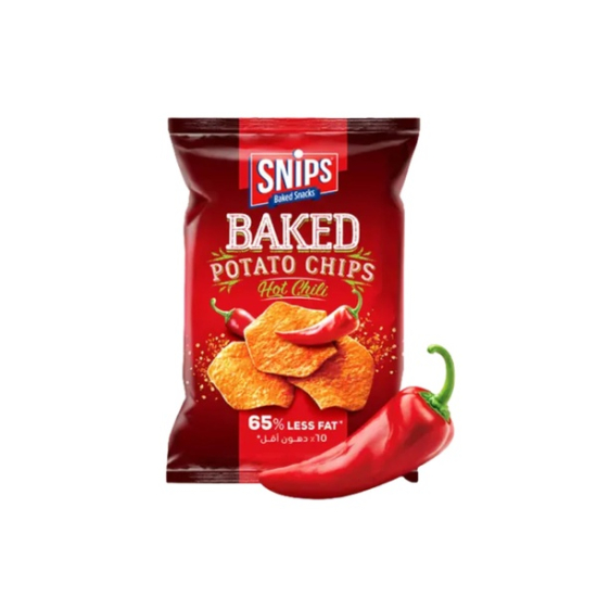 Snips Potato Chips Hot Chili 150g, Pack Of 12