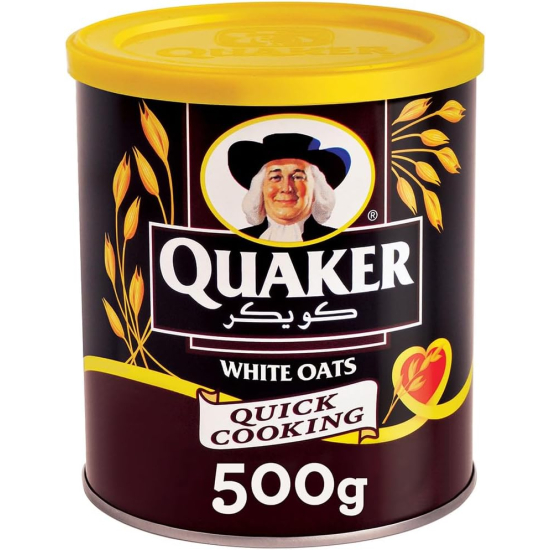 Quaker Quick Cooking White Oats 500g Pack Of 12