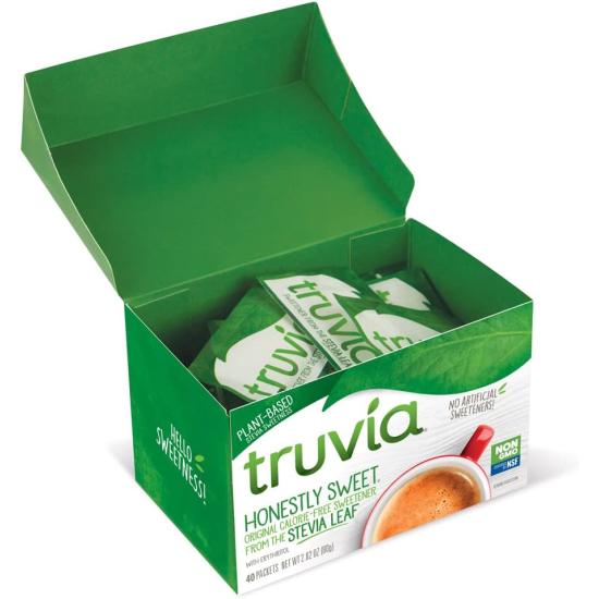 Truvia Sweetener Natural Sachets 40, Pack Of 12