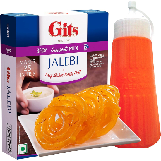 Gits Jalebi Mix With Jalebi Maker 100g, Pack Of 12