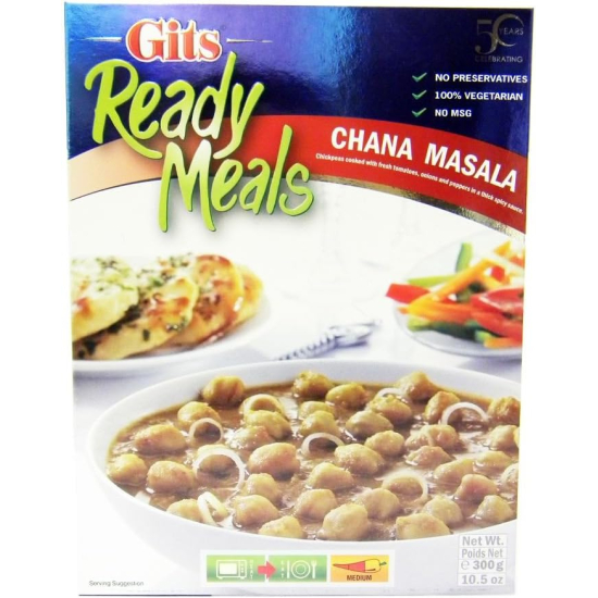 Gits Ready Meals Chana Masala 300g Pack Of 12