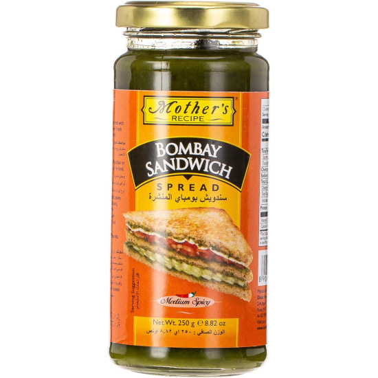 Mothers Recipe Bombay Sandwich Spread 250g, Pack Of 12